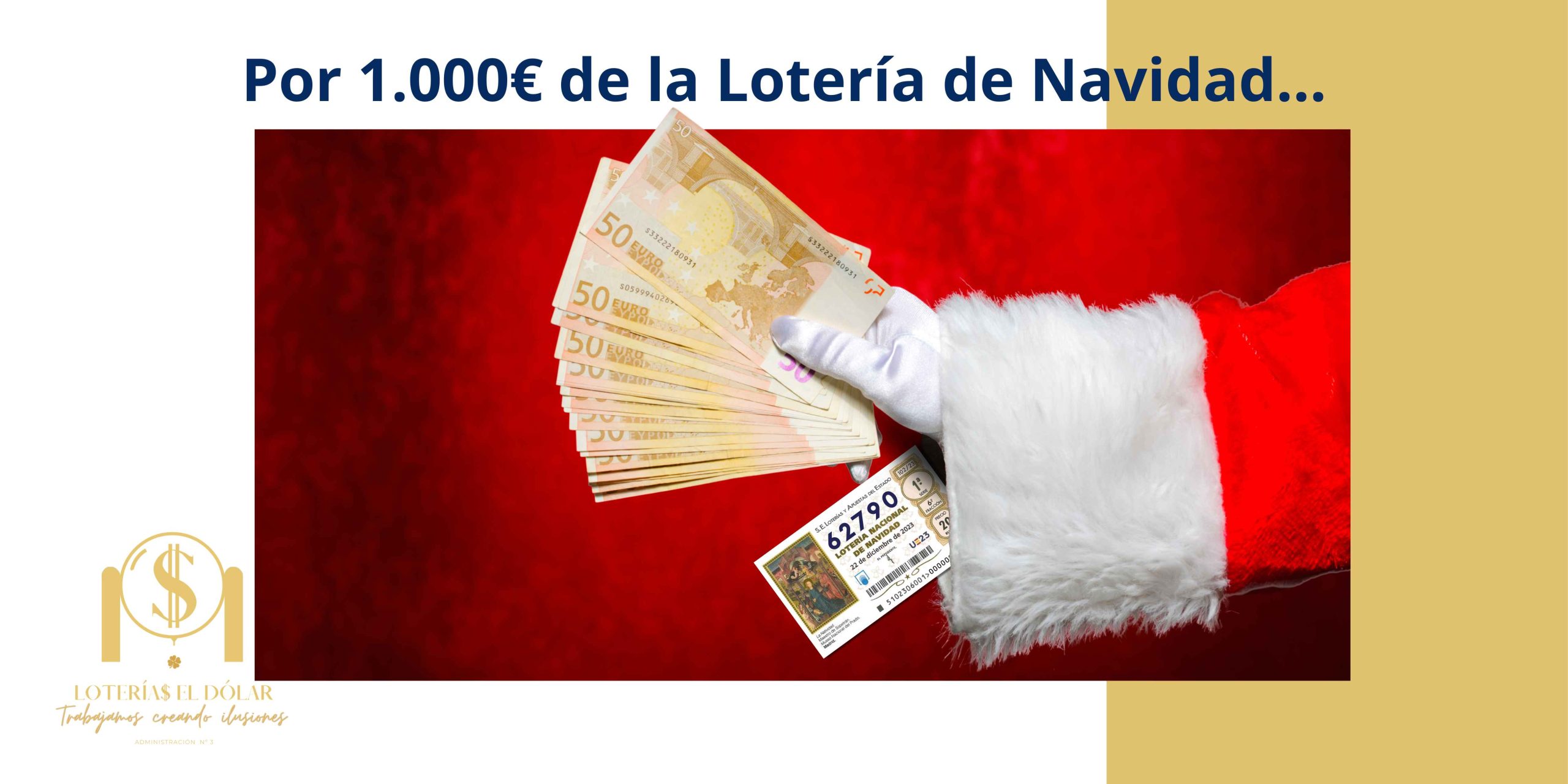 Premios de 1.000€ en el Sorteo de Navidad 2023